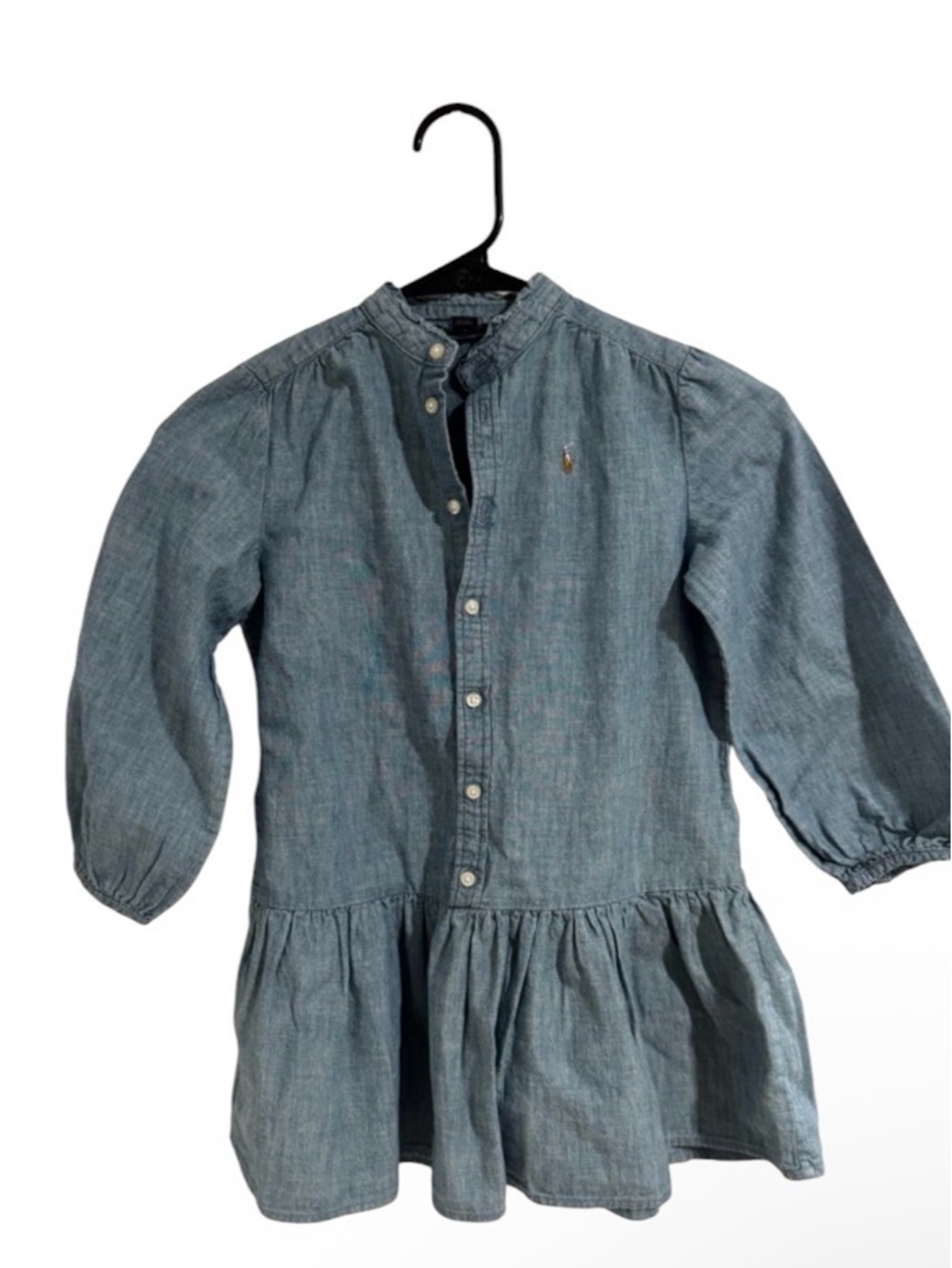 Polo by Ralph Lauren Light Blue Chambray Button-Up Dress